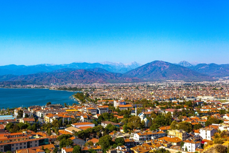 Fethiye town and harbour
