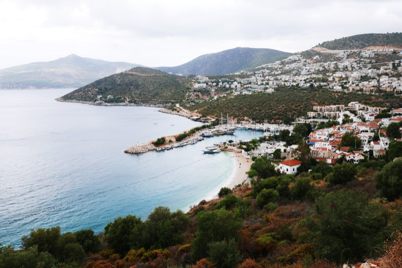 Kalkan town from above